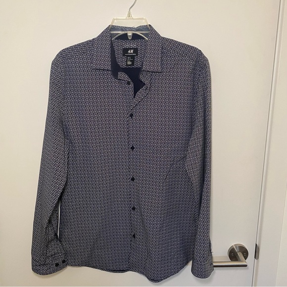 Bundle 3 men’s cotton button up shirts. Scotch and soda, club Monaco, top man - Picture 3 of 8